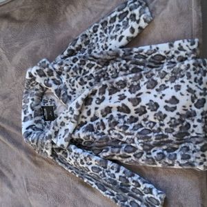 Hollister Leopard Coat Size Small